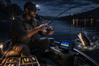 A pesca noturna pode trazer boas oportunidades, desde que haja planejamento e segurança, explica Joel Alves.