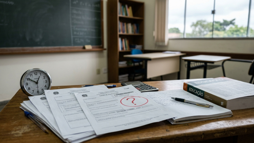 Prova Nacional Docente: mudança no cartão de confirmação preocupa professores e altera preparação para a avaliação