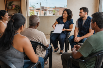 Moradores de Naviraí participam de ação municipal de regularização fundiária